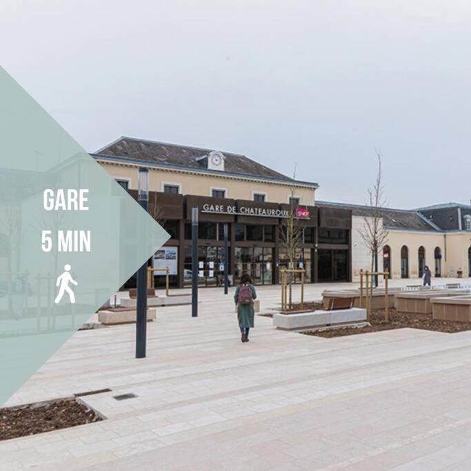 Le Voltaire • Proche Gare • Moderne Villa Châteauroux Eksteriør billede